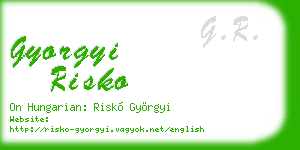 gyorgyi risko business card